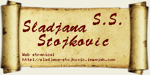 Slađana Stojković vizit kartica
